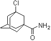 3-氯金刚烷-1-甲酰胺分子结构 (CAS 6240-08-0)