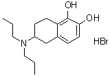 6-(二丙基氨基)-5,6,7,8-四氢-1,2-萘二酚氢溴酸盐分子结构 (CAS 62421-54-9)