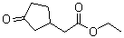 3-氧代环戊烷乙酸乙酯分子结构 (CAS 62457-60-7)