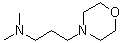 N,N-二甲基-4-吗啉丙胺分子结构 (CAS 62478-44-8)