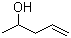 4-戊烯-2-醇分子结构 (CAS 625-31-0)