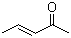 structure of CAS# 625-33-2, 3-Penten-2-one