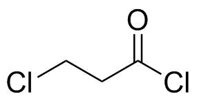 3-Chloropropionyl chloride molecular structure (CAS 625-36-5)