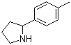2-(4-甲基苯基)吡咯烷分子结构 (CAS 62506-76-7)
