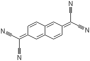 11,11,12,12-四氰基-2,6-萘醌二甲烷分子结构 (CAS 6251-01-0)
