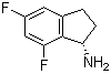 (1S)-5,7-二氟-2,3-二氢-1H-茚-1-胺分子结构 (CAS 625471-17-2)