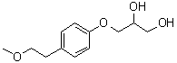 3-[4-(2-甲氧基乙基)苯氧基]-1,2-丙二醇分子结构 (CAS 62572-90-1)