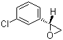(R)-3-氯苯基环氧乙烷分子结构 (CAS 62600-71-9)