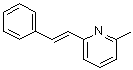 structure of CAS# 6266-99-5, 2-Methyl-6-(2-phenylethenyl)pyridine;NSC 36665