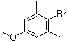 4-溴-3,5-二甲基苯甲醚分子结构 (CAS 6267-34-1)