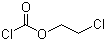 氯甲酸氯乙酯分子结构 (CAS 627-11-2)