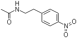 N-(4-硝基苯乙基)乙酰胺分子结构 (CAS 6270-07-1)