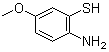 2-氨基-5-甲氧基苯硫酚分子结构 (CAS 6274-29-9)