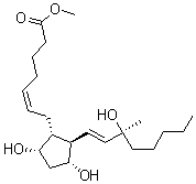 卡前列甲酯分子结构 (CAS 62776-96-9)