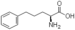 L-2-氨基-5-苯基戊酸分子结构 (CAS 62777-25-7)