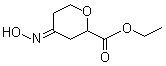Ethyl tetrahydro-4-(hydroxyimino)-2H-pyran-2-carboxylate molecular structure (CAS 627860-87-1)