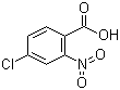 4-氯-2-硝基苯甲酸分子结构 (CAS 6280-88-2)