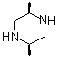 顺式-2,5-二甲基哌嗪分子结构 (CAS 6284-84-0)