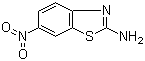 2-氨基-6-硝基苯并噻唑分子结构 (CAS 6285-57-0)