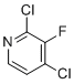 2,4-二氯-3-氟吡啶分子结构 (CAS 628691-85-0)