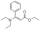 3-(二乙基氨基)-3-苯基-2-丙烯酸乙酯分子结构 (CAS 6288-55-7)
