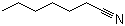 structure of CAS# 629-08-3, Heptanenitrile;Heptane-1-nitrile
