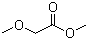 结构式 CAS# 6290-49-9, 甲氧基乙酸甲酯