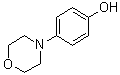 4-(4-吗啉基)苯酚分子结构 (CAS 6291-23-2)