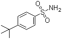 4-叔丁基苯磺酰胺分子结构 (CAS 6292-59-7)