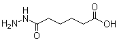 己二酸 1-酰肼分子结构 (CAS 6292-67-7)