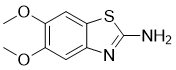 5,6-二甲氧基苯并[d]噻唑-2-胺分子结构 (CAS 6294-52-6)