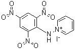 1-[(2,4,6-三硝基苯基)氨基]吡啶鎓碘化物分子结构 (CAS 6295-88-1)