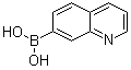 喹啉-7-硼酸分子结构 (CAS 629644-82-2)