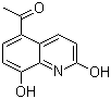 5-乙酰基-2,8-二羟基喹啉分子结构 (CAS 62978-73-8)