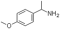 1-(4-甲氧基苯基)乙胺分子结构 (CAS 6298-96-0)