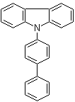 9-(4-苯基苯基)咔唑分子结构 (CAS 6299-16-7)