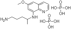 磷酸伯安喹分子结构 (CAS 63-45-6)