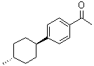 反式-1-[4-(4-甲基环己基)苯基]乙酮分子结构 (CAS 63007-34-1)