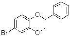 4-苄氧基-3-甲氧基溴苯分子结构 (CAS 63057-72-7)