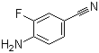 3-Fluoro-4-aminobenzonitrile molecular structure (CAS 63069-50-1)