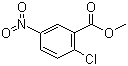 2-氯-5-硝基苯甲酸甲酯分子结构 (CAS 6307-82-0)
