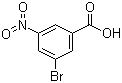 3-溴-5-硝基苯甲酸分子结构 (CAS 6307-83-1)