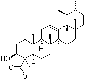 beta-乳香酸分子结构 (CAS 631-69-6)
