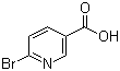 6-溴烟酸分子结构 (CAS 6311-35-9)