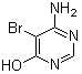 4-氨基-5-溴-6-羟基嘧啶分子结构 (CAS 6312-71-6)