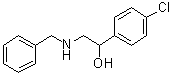 4-氯-alpha-[[(苯基甲基)氨基]甲基]苯甲醇分子结构 (CAS 6314-62-1)