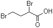 2,4-二溴丁酸分子结构 (CAS 63164-16-9)