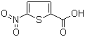 5-硝基噻吩-2-甲酸分子结构 (CAS 6317-37-9)