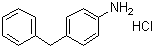 结构式 CAS# 6317-57-3, 4-(苄基)苯胺盐酸盐