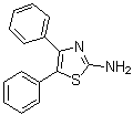 4,5-二苯基-1,3-噻唑-2-胺分子结构 (CAS 6318-74-7)